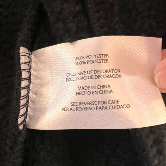 Men’s Heavyweight Fleece Jacket Black Full Zip Warm Outdoor Essential L Orvis - Picture 8 of 9